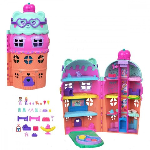 Zestaw figurek polly pocket lodowy domek z basenem