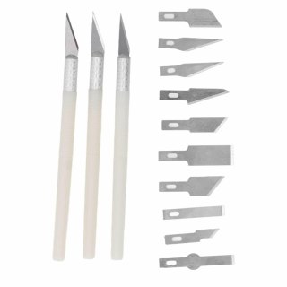 AG607B Nożyk skalpel + ostrza 13pcs