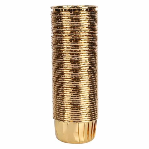 DA517 Foremki, papilotki do babeczek 50szt złote