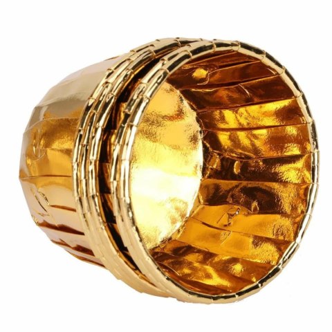 DA517 Foremki, papilotki do babeczek 50szt złote