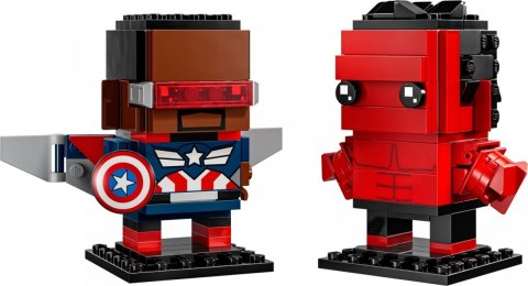 Klocki brickheadz 40668 kapitan ameryka i czerwony hulk