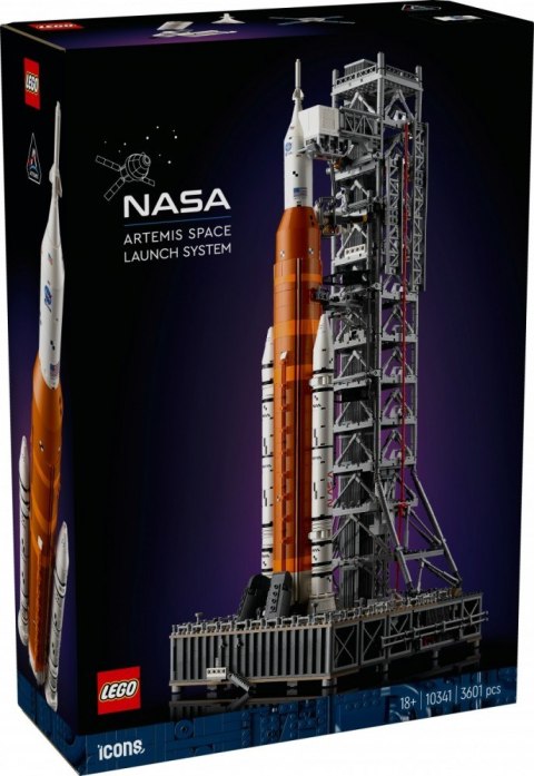 Klocki icons 10341 rakieta sls nasa artemis