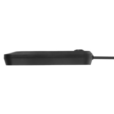 Listwa zasilająca Maclean, przedłużacz 3gniazda + 3xUSB, 110-240V AC 50/60Hz, 2.1A max 2500W, 1,5m, czarna ,MCE394 B