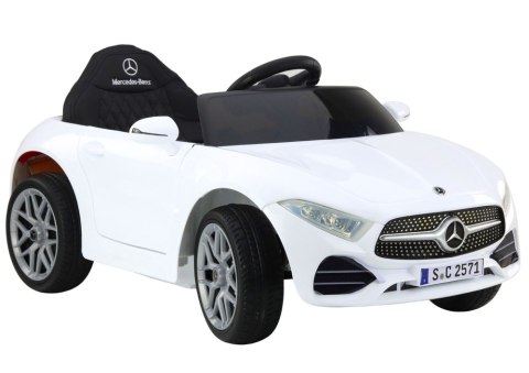Pojazd Na Akumulator Mercedes KL-1666-1 Biały Pojazd Na Akumulator Mercedes KL-1666-1 Biały