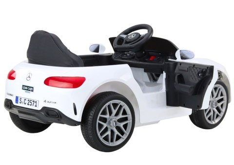 Pojazd Na Akumulator Mercedes KL-1666-1 Biały Pojazd Na Akumulator Mercedes KL-1666-1 Biały