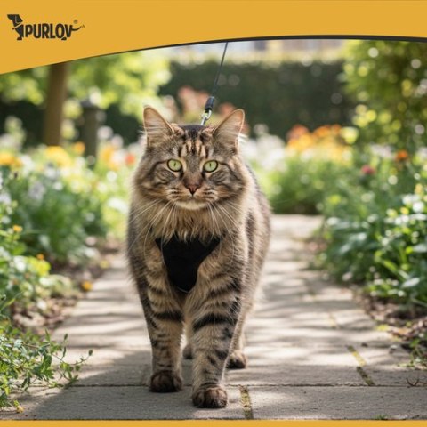 Szelki bezuciskowe dla zwierząt M Purlov 26870