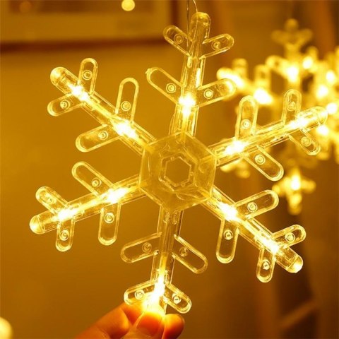 ZD169 Świąteczna lampka led płatek śniegu