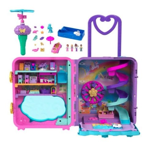 Zestaw polly pocket wakacyjny kurort walizka