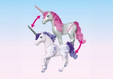 Zestaw z figurką princess magic 71843 jednorożec do kolekcjonowania lucky lavender z wróżką