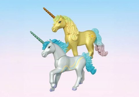 Zestaw z figurkami princess magic 71840 jednorożec do kolekcjonowania rainbow flower z wróżką