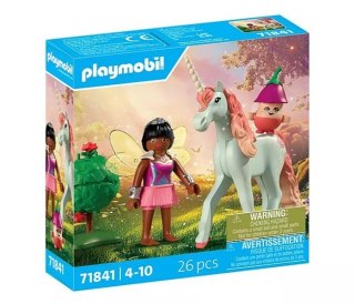 Zestaw z figurkami princess magic 71841 jednorożec do kolekcjonowania skyrose z wróżką