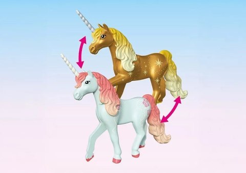 Zestaw z figurkami princess magic 71841 jednorożec do kolekcjonowania skyrose z wróżką