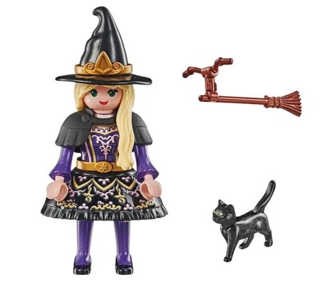 Zestaw z figurkami special plus 71584 czarownica z kotem Zestaw z figurkami special plus 71584 czarownica z kotem