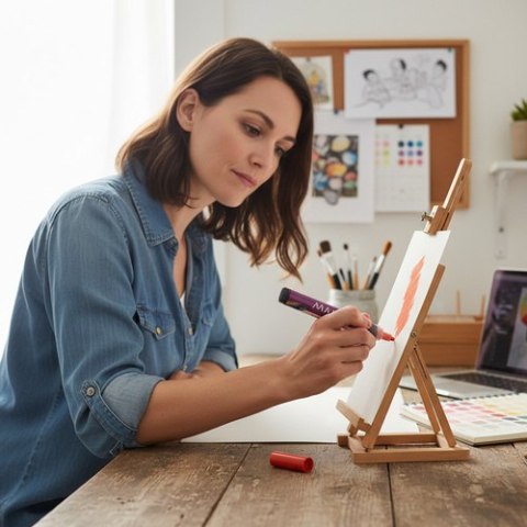 Markery akrylowe- zestaw 36szt. Maaleo 25813 Markery akrylowe- zestaw 36szt. Maaleo 25813