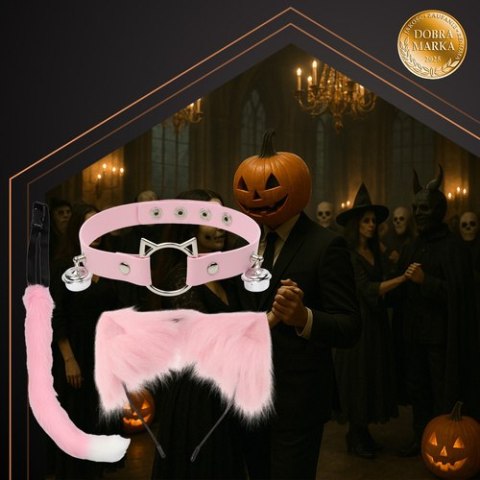 Strój kota/lisa 3el. różowy Ruhhy 26585 Strój kota/lisa 3el. różowy Ruhhy 26585