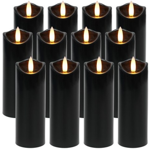 Świece LED 12 sztuk 15cm Ruhhy 26382