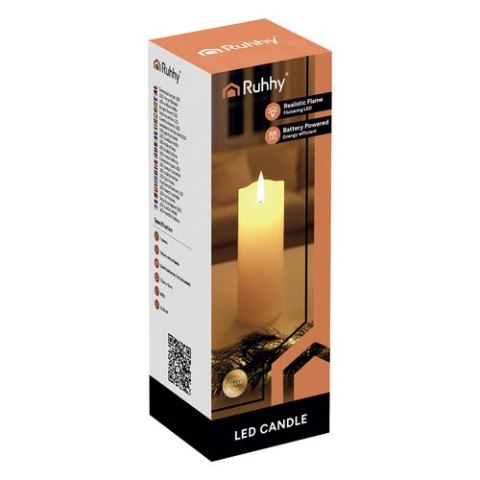 Świeczka/wkład LED 15x5cm 1szt. Ruhhy 26719 Świeczka/wkład LED 15x5cm 1szt. Ruhhy 26719