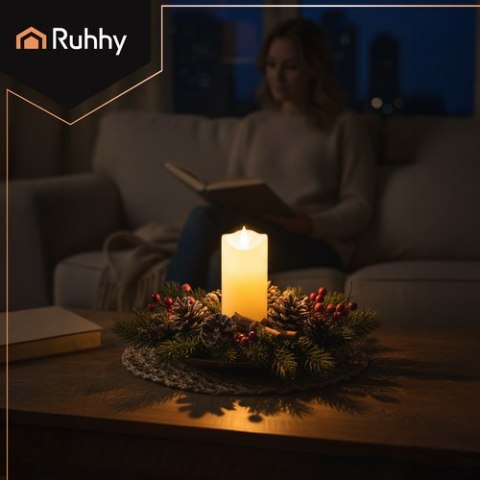 Świeczka/wkład LED 15x5cm 1szt. Ruhhy 26719 Świeczka/wkład LED 15x5cm 1szt. Ruhhy 26719