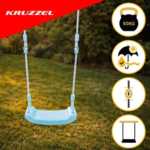 Huśtawka plastikowa - niebieska 25446