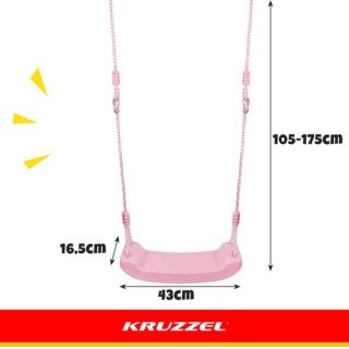 Huśtawka plastikowa - różowa 25445