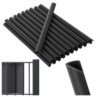 Klipsy do taśmy ogrodzeniowej - antracyt 23709