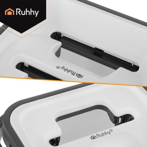 Mop dwukomorowy 11L z nakładkami Ruhhy 27232