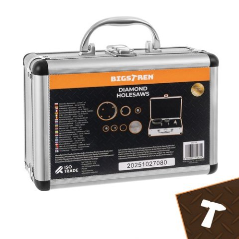 Otwornice diamentowe- zestaw 7szt. Bigstren 27080
