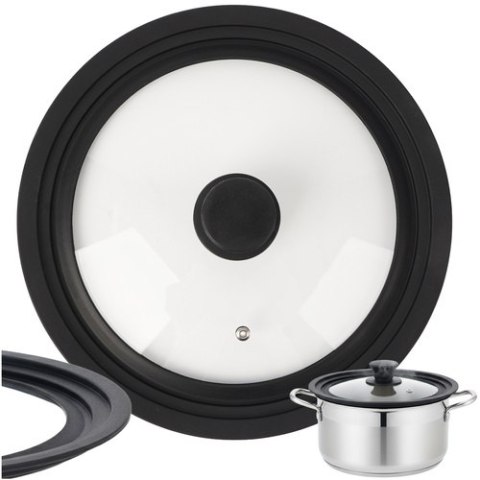 Pokrywka silikonowa 3 w 1 24/26/28cm Ruhhy 25560