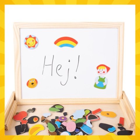 Tablica edukacyjna dwustronna Kruzzel 25637