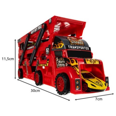 Zestaw ciężarówka TIR z 6 autami 26303