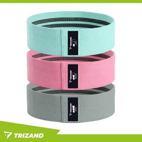 Zestaw gum do ćwiczeń - 3szt. Trizand 25876