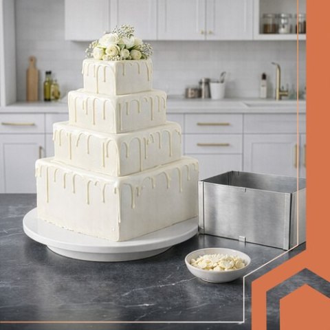 Forma do ciast/ rant cukierniczy prostokątny Ruhhy