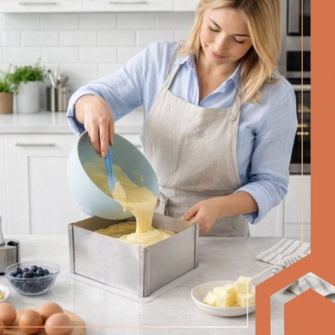 Forma do ciast/ rant cukierniczy prostokątny Ruhhy