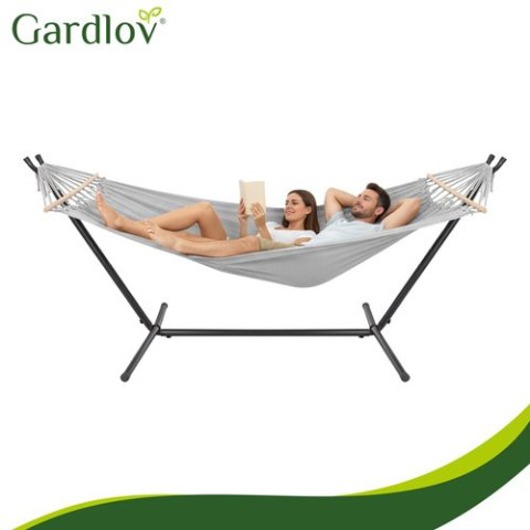 Hamak ogrodowy 200x150cm Gardlov ze stelażem 27293
