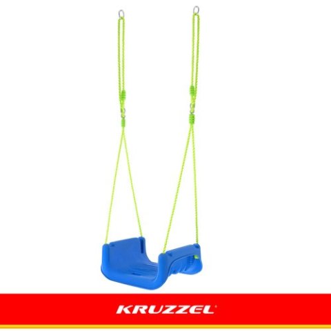 Huśtawka dla dzieci 3w1 zielono-niebieska Kruzzel