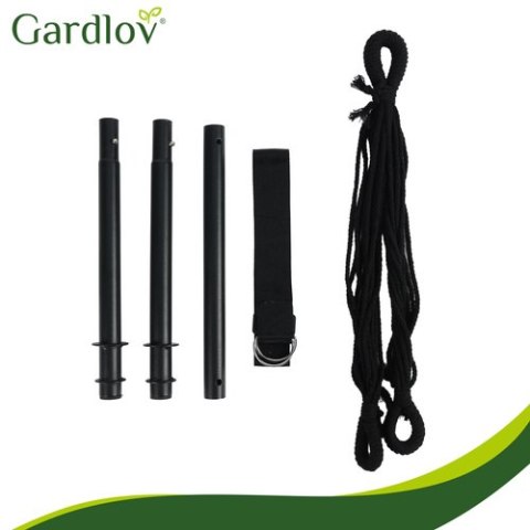 Huśtawka - fotel wiszący 210cm czarny Gardlov