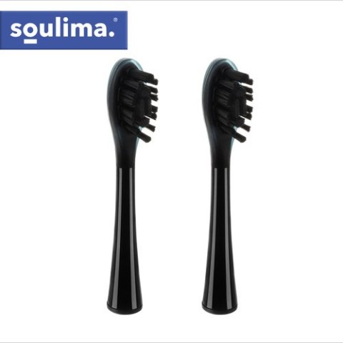 Końcówka do szczoteczki czarna 2szt. Soulima 26932