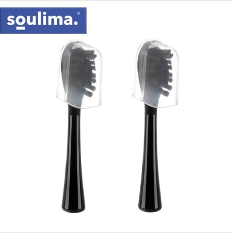 Końcówka do szczoteczki czarna 2szt. Soulima 26932