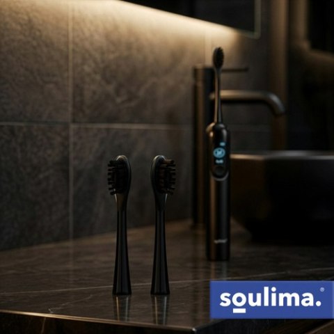 Końcówka do szczoteczki czarna 2szt. Soulima 26932