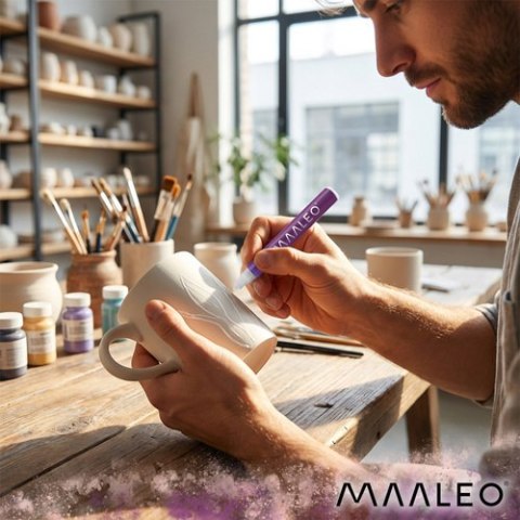 Markery akrylowe- zestaw 16 sztuk Maaleo 27051