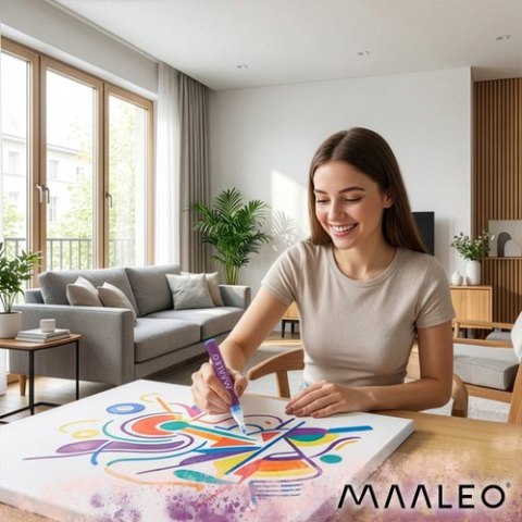 Markery akrylowe- zestaw 8 sztuk Maaleo 27052