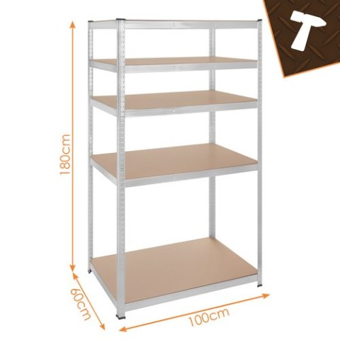 Regał magazynowy - 180x100x60 Bigstren