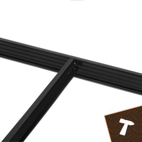 Regał magazynowy - czarny 150x75x30 Bigstren