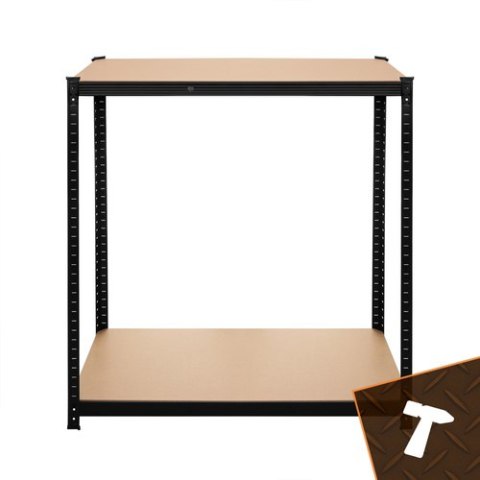 Regał magazynowy - czarny 220x100x45 Bigstren