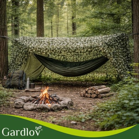 Siatka maskująca 2x3m + 100szt opasek Gardlov
