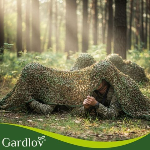 Siatka maskująca 3x6m + 100szt opasek Gardlov