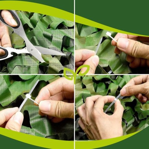 Siatka maskująca 3x6m + 100szt opasek Gardlov