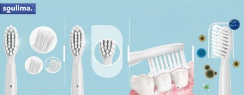 Szczoteczka soniczna do zębów biała Soulima 26850