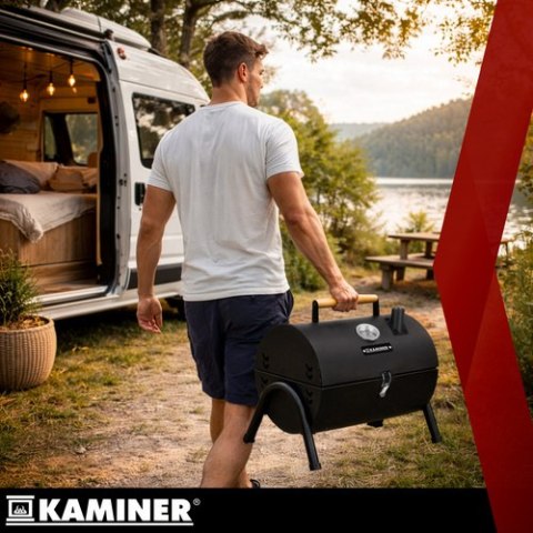 Grill ogrodowy turystyczny 38x30x40cm Kaminer