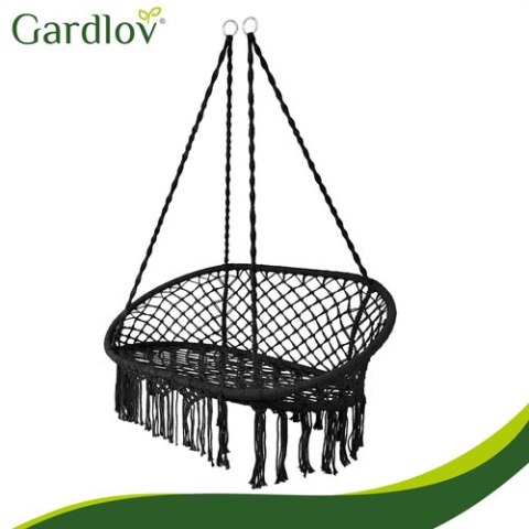 Huśtawka bocianie gniazdo podwójna czarna Gardlov